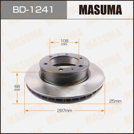 Диск тормозной Masuma, BD-1241
