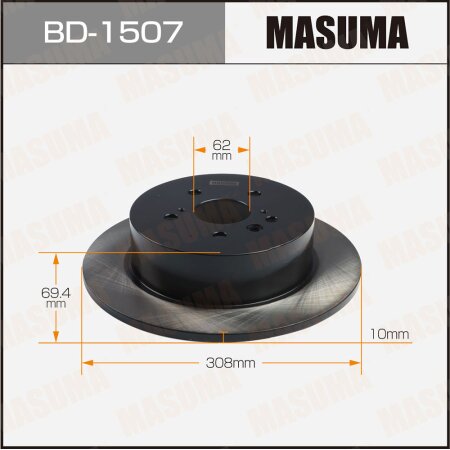 Диск тормозной Masuma, BD-1507