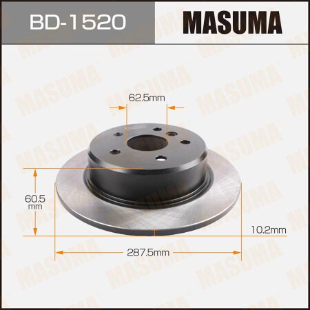 Диск тормозной Masuma, BD-1520