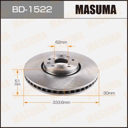 Диск тормозной Masuma LH, BD-1522