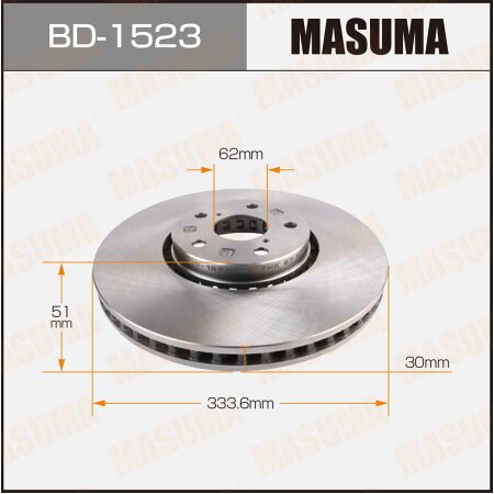 Диск тормозной Masuma RH, BD-1523