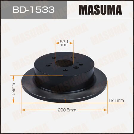 Диск тормозной Masuma, BD-1533