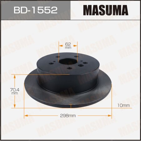 Диск тормозной Masuma, BD-1552