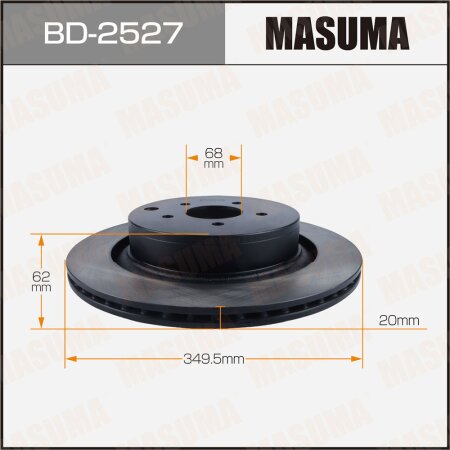 Диск тормозной Masuma, BD-2527