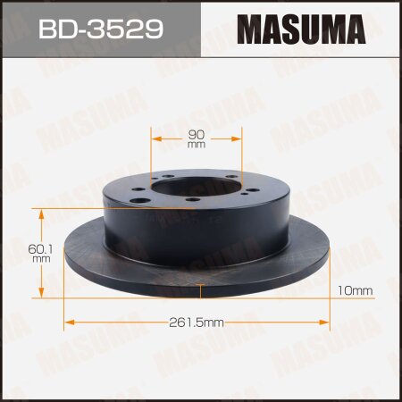 Диск тормозной Masuma, BD-3529