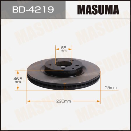 Диск тормозной Masuma, BD-4219
