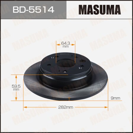 Диск тормозной Masuma, BD-5514