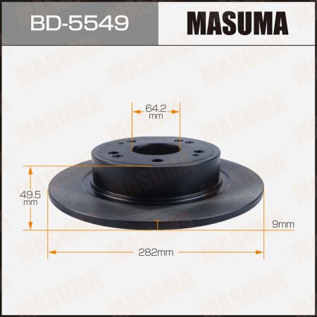Диск тормозной Masuma, BD-5549