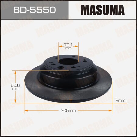 Диск тормозной Masuma, BD-5550