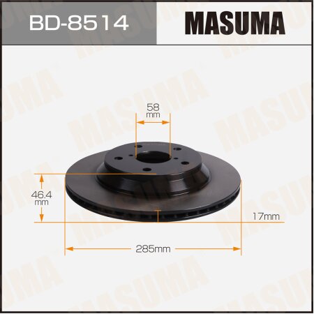 Диск тормозной Masuma, BD-8514
