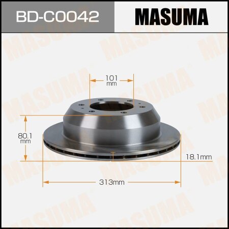 Диск тормозной Masuma, BD-C0042