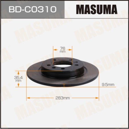 Диск тормозной Masuma, BD-C0310