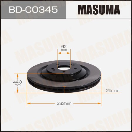 Диск тормозной Masuma, BD-C0345