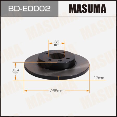 Диск тормозной Masuma, BD-E0002