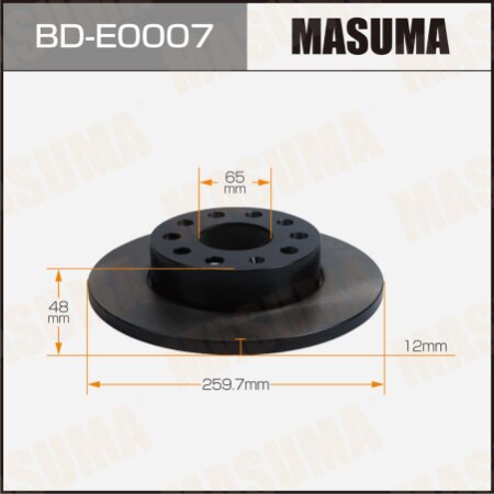 Brake disk Masuma, BD-E0007