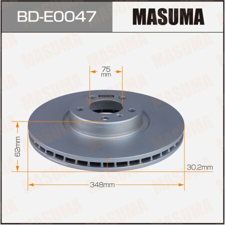 Диск тормозной Masuma, BD-E0047