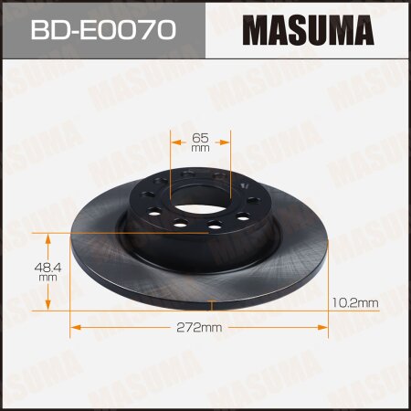 Диск тормозной Masuma, BD-E0070