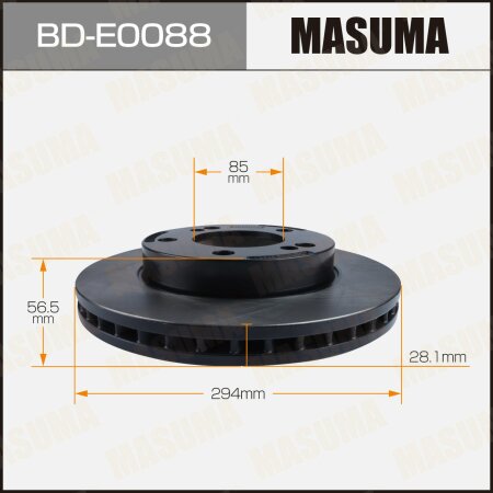 Диск тормозной Masuma, BD-E0088