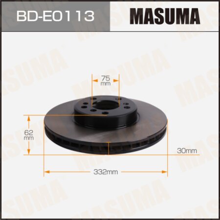 Диск тормозной Masuma, BD-E0113