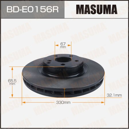 Диск тормозной Masuma RH, BD-E0156R