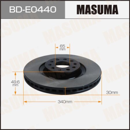 Диск тормозной Masuma, BD-E0440