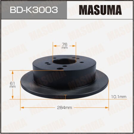 Диск тормозной Masuma, BD-K3003