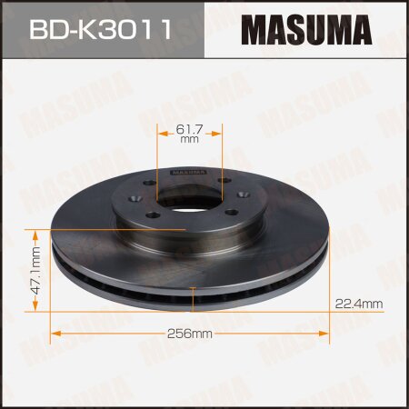 Диск тормозной Masuma, BD-K3011