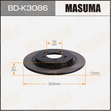 Диск тормозной Masuma, BD-K3086