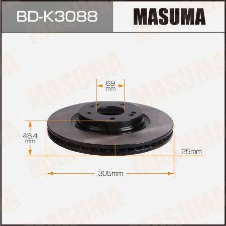 Диск тормозной Masuma, BD-K3088