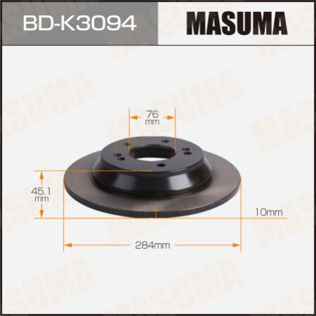 Диск тормозной Masuma, BD-K3094