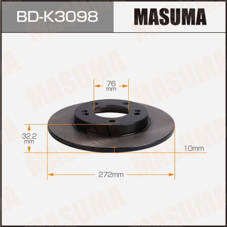 Диск тормозной Masuma, BD-K3098