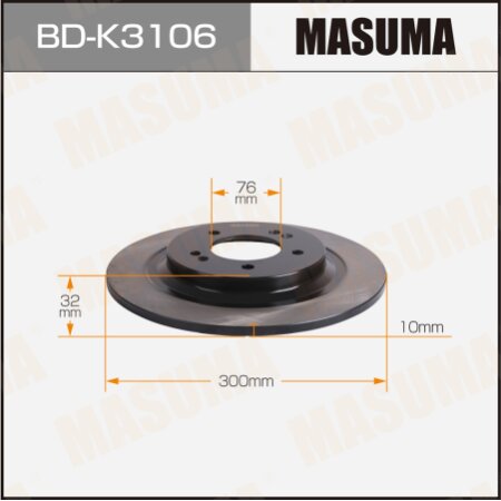 Диск тормозной Masuma, BD-K3106