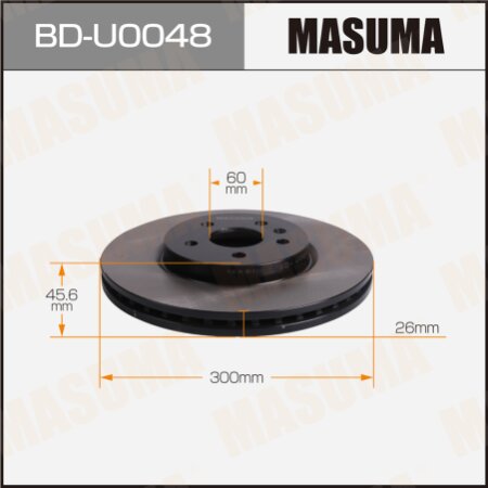Диск тормозной Masuma, BD-U0048