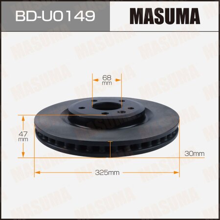 Диск тормозной Masuma, BD-U0149