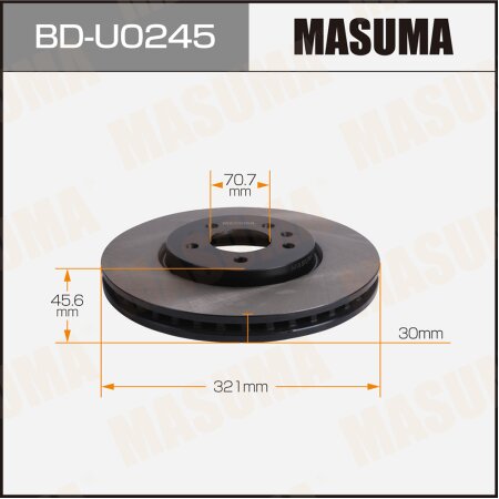 Диск тормозной Masuma, BD-U0245