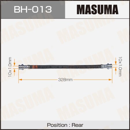 Шланг тормозной Masuma, BH-013