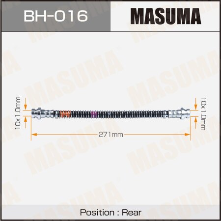 Шланг тормозной Masuma, BH-016