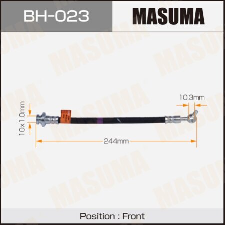 Шланг тормозной Masuma, BH-023