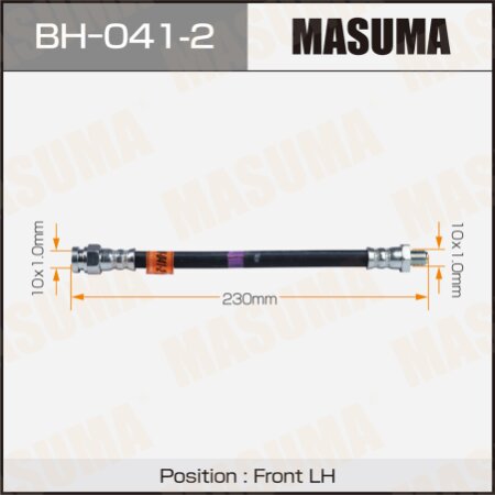 Шланг тормозной Masuma, BH-041-2