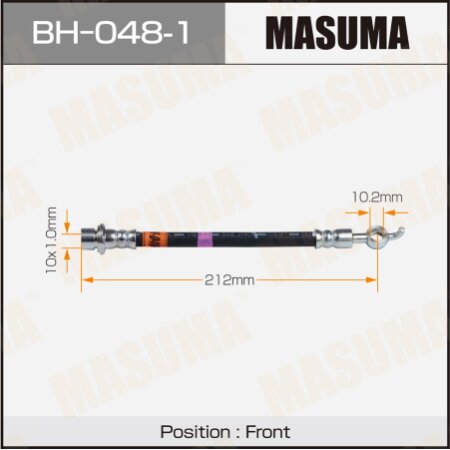 Шланг тормозной Masuma, BH-048-1