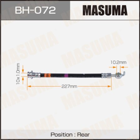 Шланг тормозной Masuma, BH-072