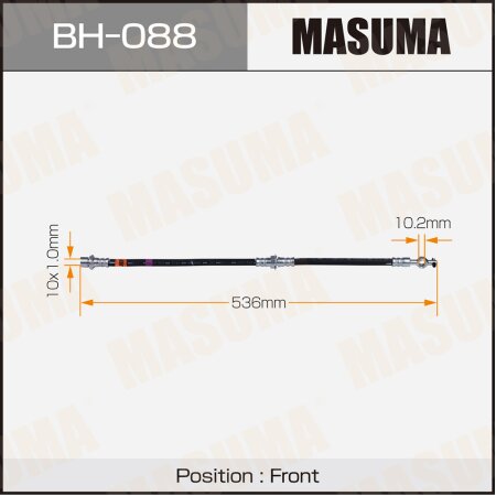 Шланг тормозной Masuma, BH-088