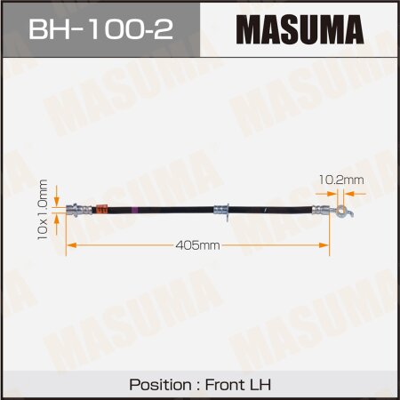 Шланг тормозной Masuma, BH-100-2