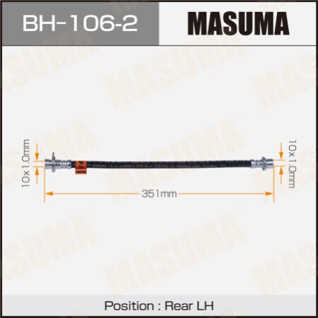 Шланг тормозной Masuma, BH-106-2