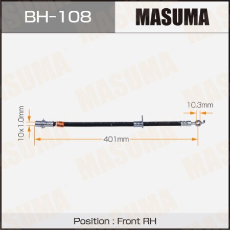 Шланг тормозной Masuma, BH-108