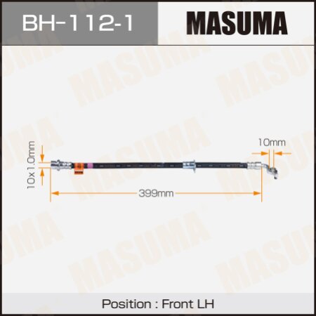 Шланг тормозной Masuma, BH-112-1