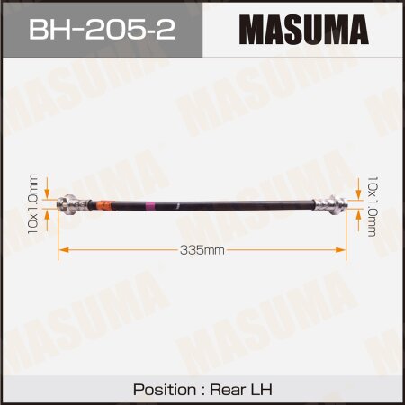 Шланг тормозной Masuma, BH-205-2