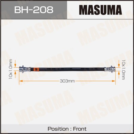 Шланг тормозной Masuma, BH-208