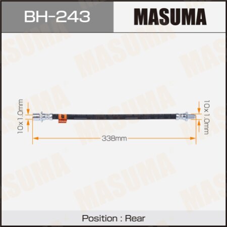 Шланг тормозной Masuma, BH-243