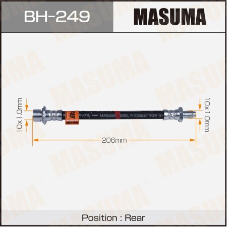 Шланг тормозной Masuma, BH-249